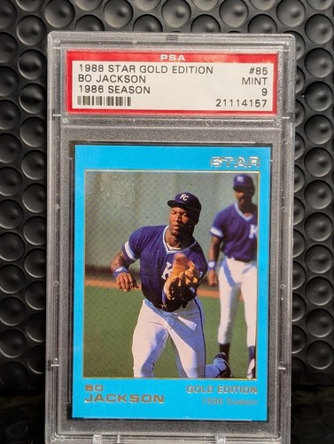 1988 Star Gold Edition #86 Bo Jackson - 1986 Season PSA 9 MINT - 第 1/2 張圖片