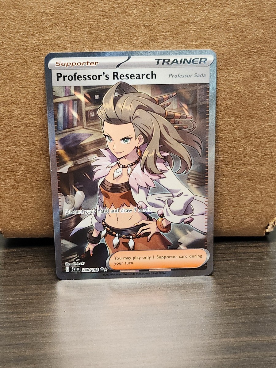 professor sada pokemon card POKMON CARD GAME sv1S 076/078 R