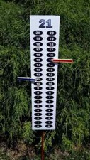 Scoreboard Score Keeper - Black Oval Numbers - Cornhole - Corn Hole