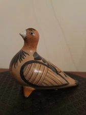 Vtg Jaru California Pottery MCM Hand Painted Dove RARE Find Label Still Attached