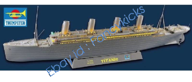 Trumpeter 03719 1: 200 RMS Titanic with LED lights Kit for sale