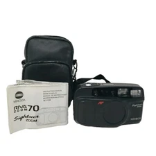 Minolta Sightseer Zoom 35-70mm AF Date 35mm Film Camera Point & Shoot Tested