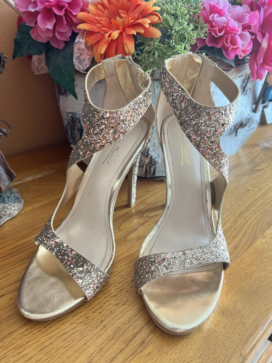 Anne Michelle high heels Newbee 36X Prom Formal Party shoes size 9