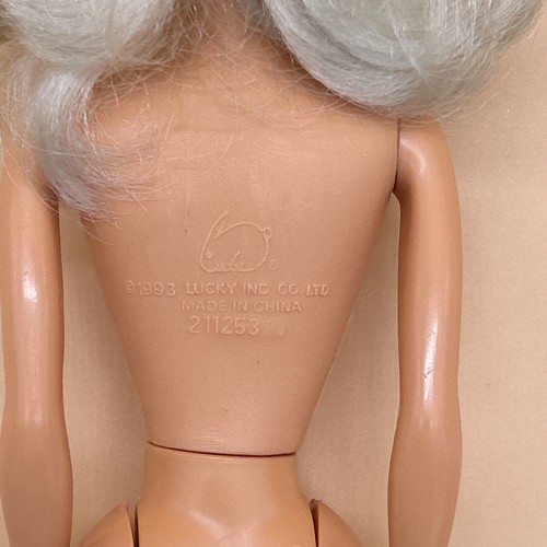 Barbie Clone Doll Vintage 1993 Lucky Ind. Co. Ltd. 211253 Blonde Nude For OOAK - Picture 20 of 24