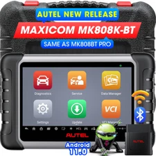 2025 Autel MaxiCOM MK808K-BT Scanner Full Bidirectional Tool Same as MK808BT Pro