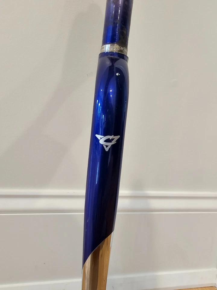 Columbus Casati Vintage Steel Fork 700c Rim Brake Threaded 230mm Chrome/Blue - Image 4 of 4