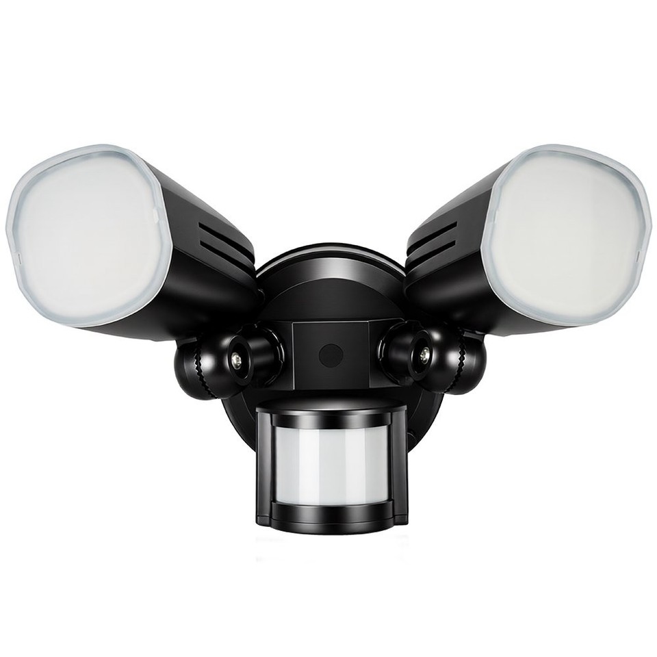 200W LED Flood Light with PIR Motion Sensor 24000lm Security Outdoor ...