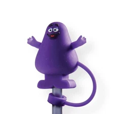 McDonald’s Grimace Silicone Straw Topper - NEW