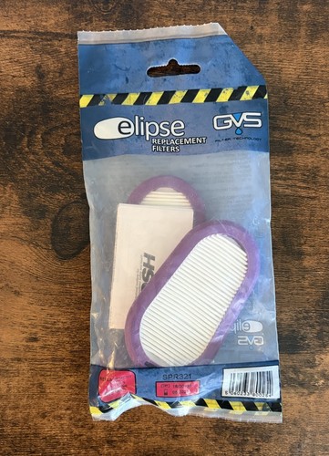 GVS SPR321 Elipse P100 Replacement Filter, Size Small/Medium - 2 Pack - Picture 1 of 3