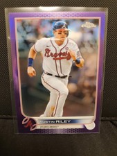 2022 Topps Chrome Austin Riley #116 Purple Refractor /250