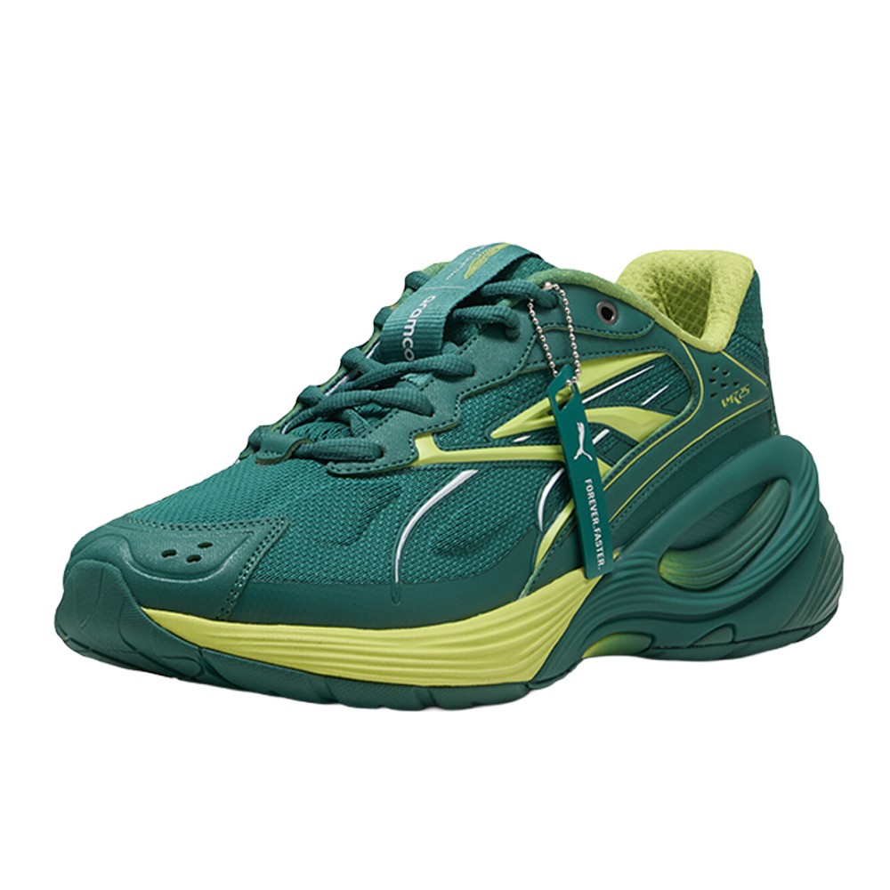 PUMA Aston Martin Aramco F1 Team Inverse Lace Up  Mens Green Sneakers Casual Sho thumbnail 2