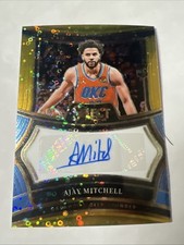 Ajay Mitchell 2024-25 Panini Select Fast Break Gold Rookie Auto 1/10 #RS-AJY RC 