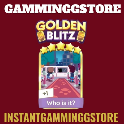 #ad #ad 1x Who Is It Golden Blitz Mono poly Go Who Is It Golden Blitz $4.99