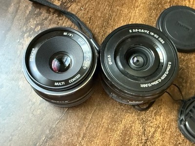 Sony 16-50mm OSS + Meike 25mm f/1.8 Lens Bundle (Sony E Mount)