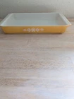 Vintage Pyrex BUTTERFLY GOLD  Baking Dish/Lasagna 13.5"x 8.75"x 1.75" #933 EUC