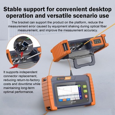 Komshine All-in-one OTDR QX43 Handheld Fiber OTDR Test Built in OPM/VFL/RJ45/OLS
