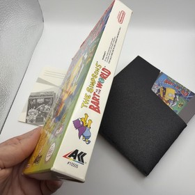 The Simpsons: Bart vs. the World (NES) CIB Game And Box Only Clean!!