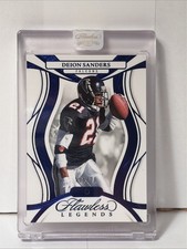 2025 Panini Flawless - Legends Deion Sanders #57 Sapphire /20