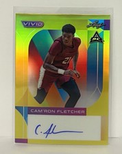 Cam’Ron Fletcher RC Auto 2022-23 Leaf Vivid Yellow Auto /50 High Point 🔥🔥🔥