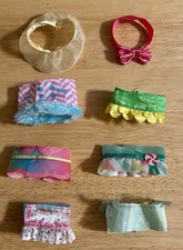 Squishmallow Squishville CLOTHES ONLY Skirts Bow Headband Coat Dress Set Of 8 
