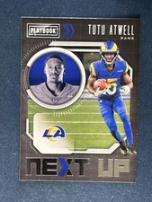 2021 Panini Playbook Next Up #NXT-TAT Tutu Atwell Chargers