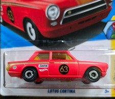 2026 Hot Wheels Lotus Cortina Red Diecast Car Classic Race Car New
