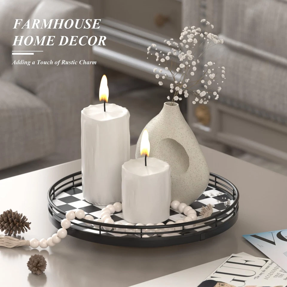 Tocadiscos Lazy Susan Cocina Blanco y Negro - Tra... Foto 4 de 4