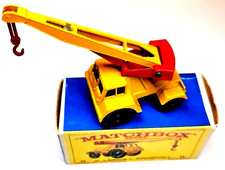 Matchbox Jumbo Crane RW 1-75 Nr 11 mint schwarze Räder + E 3 Box -  schon SELTEN