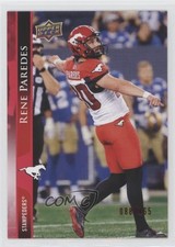 2021 Upper Deck CFL Red 88/165 Rene Paredes #116 lt5