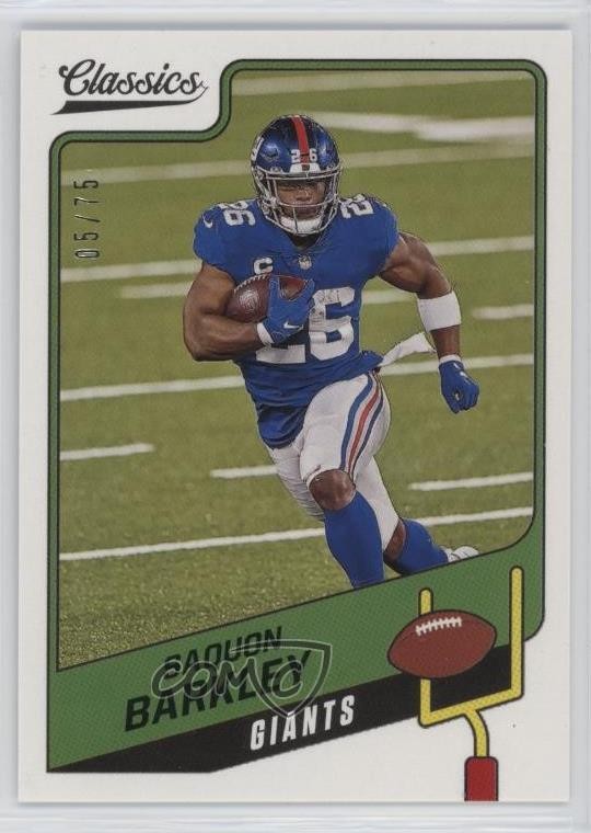 2021 Panini Classics Blue Back 5/75 Saquon Barkley #54 0d0o