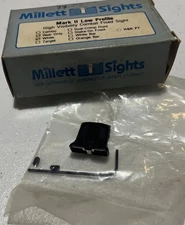 Ruger Mark II 22 Rear Low Profile Combat Sight High Visibility Pistols MK 2 22LR