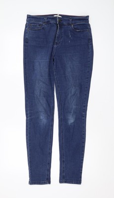 Joules Damen Jeans blau gerade - Größe M, dunkle Waschung