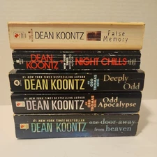Dean Koontz Lot Of 5 Paperbacks (See Description For Titles)