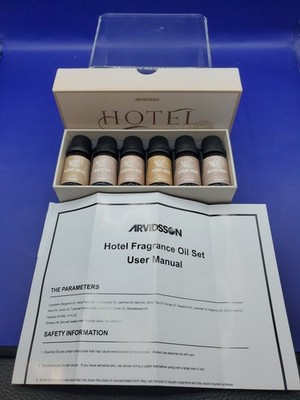 Hotel Luxury Diffuser Essential Oils Gift Set 6 Pack Jasmine Mint Citrus Tea New