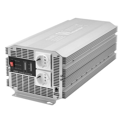 FraRon Stromumwandler 2500/5000W Modifizierter Sinus Wechselrichter 24V 230V