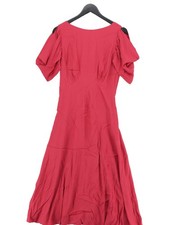 Ted Baker A-Line Maxi Dress UK10 in Red