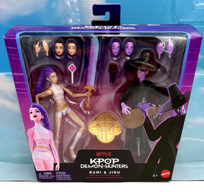 Netflix K-POP DEMON HUNTERS RUMI フィギュア２体 Kpop Demon Hunters Rumi and Jinu 2-pack Netflix Mattel | eBay