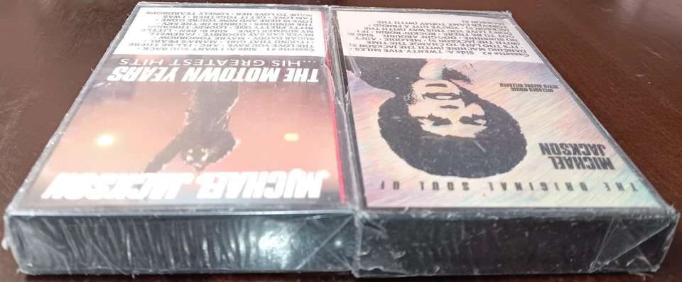 Michael Jackson RARE SEALED Silver Eagle Canada Cassettes The Motown Years Soul - Image 4 of 4