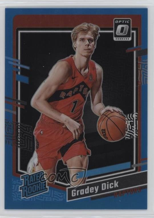 2023 Panini Donruss Optic Rated Aqua Prizm /249 Gradey Dick #212 Rookie RC 08r6