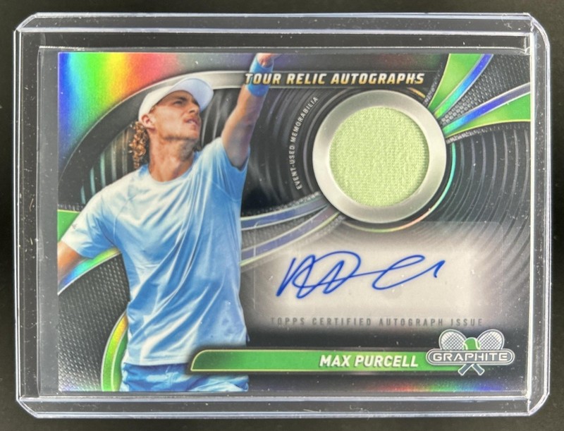 2024 Topps Graphite Max Purcell Tour Relic Auto Autograph #TRA-MPL