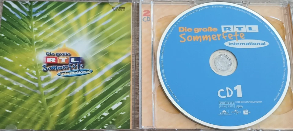 Die große RTL Sommerfete International - 2 CD-Set / Universal 2002, 314 369 - Bild 2 von 4