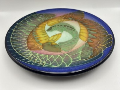 Dennis Chinaworks Schale Sally Tuffin Design Fische 2004 Col Trial No.3 15,5 cm 