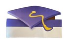 Graduation Hat Paper Headband, Pack of 12