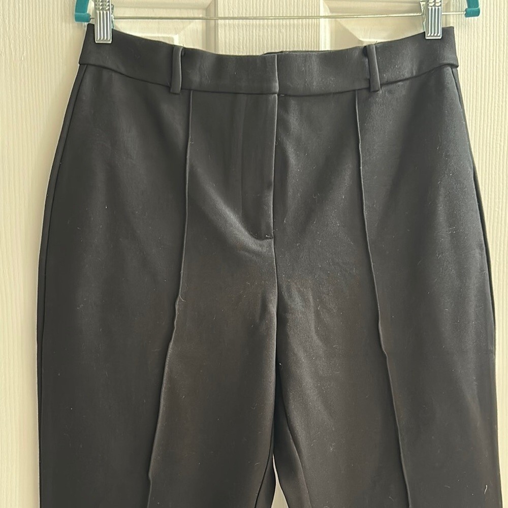 Jason Wu Wide Leg Pleated Black Trousers Women display picture 1