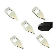 5x 4/4 Violin Aluminium Bow Tip Material AL Bow Parts Tream Making Restore Fix