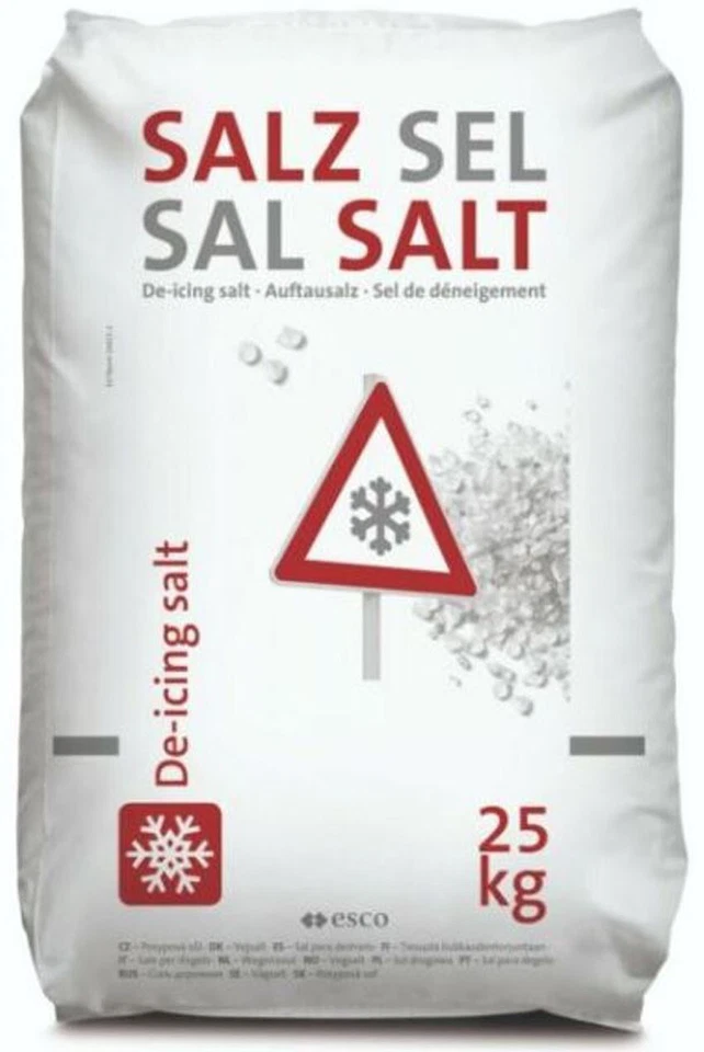 Streusalz 25kg (0,28€/kg) Auftausalz ESCO rieselfähig besonders f.Streumaschinen