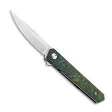 Boker Plus Burnley Limited Edition Green Carbon Fiber Kwaiken Mini Flipper