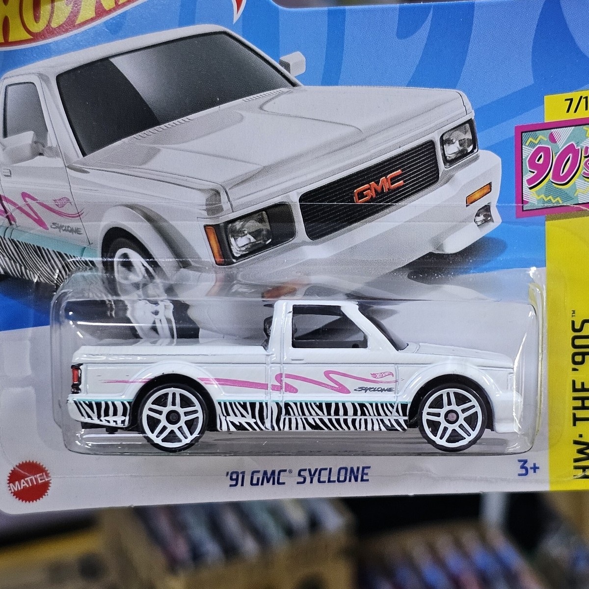 HOT WHEELS 91' GMC SYCLONE 2024 Series HW THE '90S WHITE | eBay