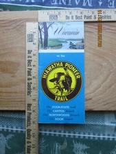 Wisconsin on the hiawatha Pioneer trail brochure booklet 1964