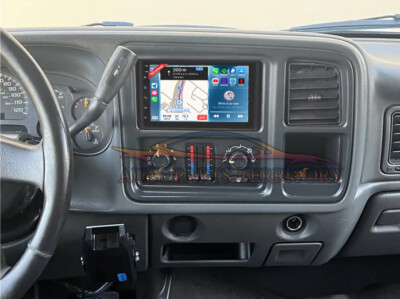 GPS CARPLAY ANDROID 13 STEREO RADIO FOR 2003-2007 CHEVROLET SILVERADO 1500 2500